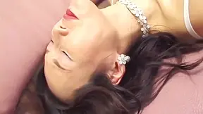 Asian Milf Goes To Town On Her Pussy