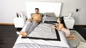 ”Buxxom Keilani Kita deepthroats before having her snatch rammed”