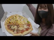 【変態人妻VLOG】おうちでまったりだけどセックスは激しく　[HENTAI Japanese wife VLOG] Eating pizza and having rough sex
