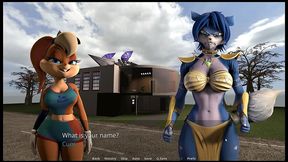 please fur my wife [ ntr hentai game pornplay ] ep.1 krystal is cheating on fox with tails in the back alley