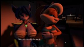 please fur my wife [ ntr hentai game pornplay ] ep.1 krystal is cheating on fox with tails in the back alley