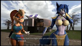 please fur my wife [ ntr hentai game pornplay ] ep.1 krystal is cheating on fox with tails in the back alley
