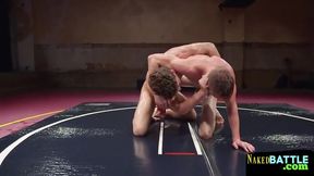 Horny Naked Wrestling Jocks Rolling Around