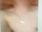 Sissy Alicia fingers herself