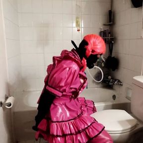 Sissy Maids Predicament Bondage Fun, Drink to Escape.