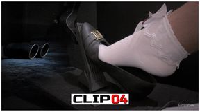Love Gas Pedal #04 • Cranking & Revving • With Anklet Socks & Stinky Flats