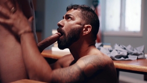 IconMale - Inked muscled american gay doggy fucking indoor