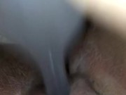 Watch me cum on my brush