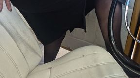 Driving in Nylons and High Heels