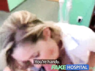 FakeHospital Naughty blonde nurse gets doctors full attention