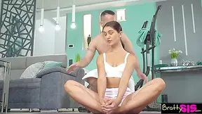 Sly Gets More Than A Post Stretch Workout From Stepbrothers Big Dick With Raul Costa And Leo Ahsoka