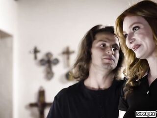 Lacey Lennon finds out her bf clothed her up as spitting image of his stepmom.Not for him but for his stepdad.U won't make no doubt of what that guy asked next