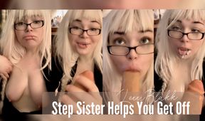 Step Sister Helps You Get Off