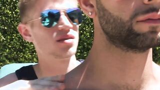 Untouchable sex when twink sucks and screws his stepbrother on cam