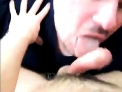 He loves to suck and swallow