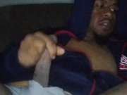 Hung BBC blow load