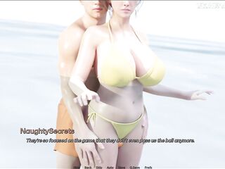 Concupiscent Stepson Rubs His Giant 12 Inch Shlong on His Stepmom's Big Booty During the time that Her Husband is Next To 'em - HeartProblems 36 Developed By Xenorav - 3D Manga Porn Game