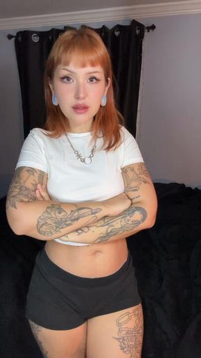 Putting stepdaddy in chastity pt 1