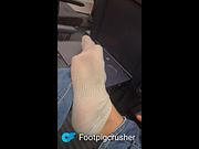 My socks and feet in the train - smell them! 🫵🏼