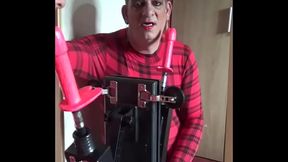 bisexual crossdresser lets the toy fuck him as he gets a taste of it afterwards part 1