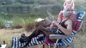 Fishing Bare Fantastic Blade Costume Play Outdoors Arizona