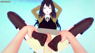 POV Hentai Footjob from Dazai Osamu from Bungou Stray Dogs