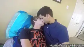 Hairy Jock Fucks Twink Bareback In Intense Homemade Porno Session