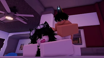 Roblox Con game. (Fucking a cat girl)