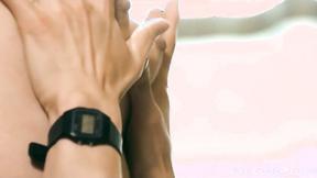 ”Sweet Asian Lee Chae-rin kissed while nude”