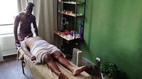 Camera Image of Bear on Massage.