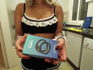 COLOMBIAN maid gets SCREWED by a LARGE ramrod PART two !