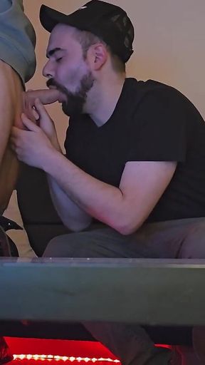 Handsome Straight Uber Driver Convinced