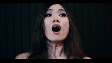Asian Girl Used Like a Toy by Futa Leather Monster Babe - Hardcore Cucumber Pussy Creampie Voodoo Sex