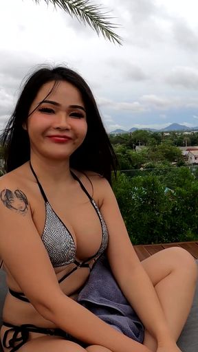 Thrilling moment from &quot;Picking Up a Hot Thai Babe By The Swimming Pool - Onlyping&quot;
