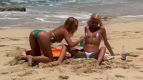 Blue Angel And Kacey Jordan Beach Girls Lesbian Sex