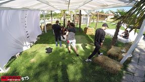 small bts of the scene: welcome to the jungle, black meat matter! - benny green, 2on1, bbc, atm, dp, rough, gapes, creampie.