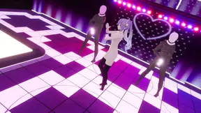 Busty mature babe gets big cock in 3D animated hentai club