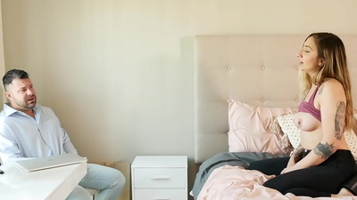 Hot Young Stepmom Rides Penis