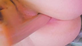 Anal play with my Dildo