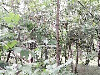I quickly cum in her throat in the forest with talking and spit – Lesbo_illusion