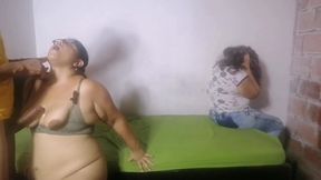 Stepmom Asks Her Husband to Fuck Her Stepdaughter but the Horny Stepmom Can't Stand to See Them... Sexy Stepdaughter