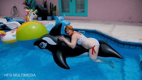 Ami Mercury: 9 Pops of Pleasure - Stroke and Edge as Ami Pops Ride On Inflatables - mp4 720 hd