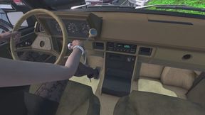 Dodge Caravan Cranking Template - Camilla in Pantyhose and Stiletto Pumps 1080p