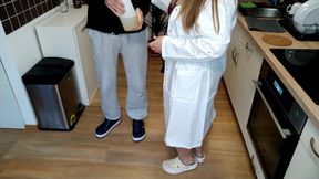 Mother-in-law Allows Son-in-law to Fill Male Urine Bag