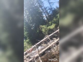 PRIMAL EBONY big beautiful woman HAS ENJOYMENT & PLAYS IN NATURE BARE