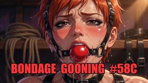 Bondage Gooning #58C: Ropebound Mind Meltdown (Animated, Music)