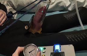 Dynamic Penis Pumping. Automatic cock pump. HomeMade