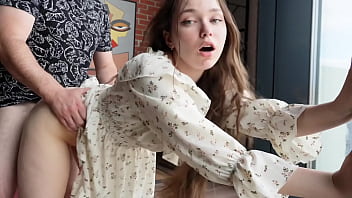 My stepsister doesn&#039_t mind fucking on the floor.