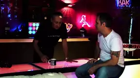 Two sultry ladies join for intimate group pleasure