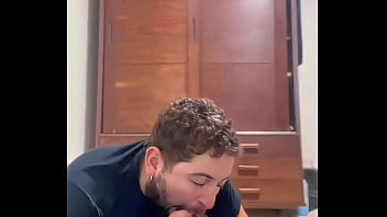 I took the straight guy from my street to get a blowjob so he could be my little slut.